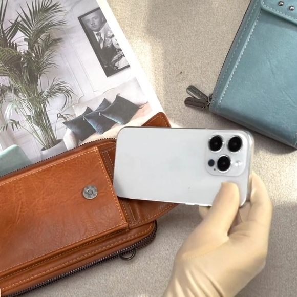 Montana West Cell Phone Wallet Purse for Women Crossbody Bag with Coin Purse - Picture 5 of 11